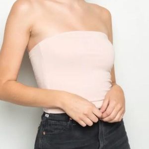 light pink tube top